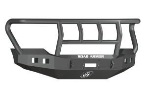 Ford F-250 Bumper - Front - Road Armor - Stealth Winch Bumper w/Titan II Standard Flare - Tex Blk - `11-`16